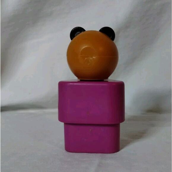 Vintage Fisher Price Bear Shape Sorter Figure Replacement Triangle 1984 - Picture 2 of 3